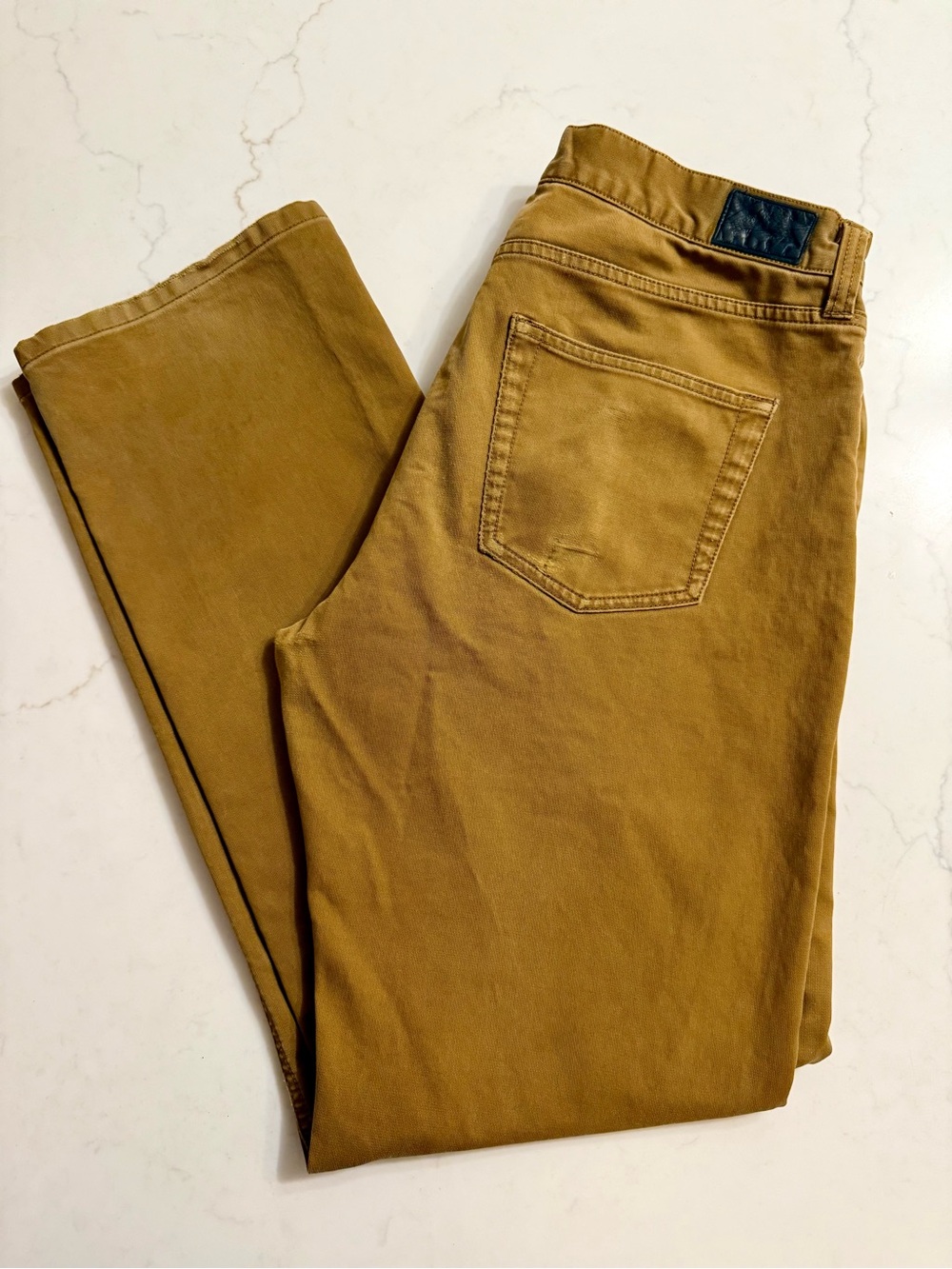 Nike SB Tan Workwear Chino Pants with Orange Stitching